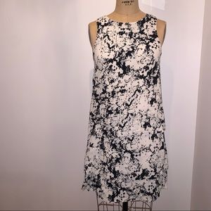 Banana Republic Black/White Print Dress S